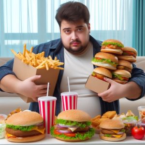 Eating -fast-food- getting-Obesity