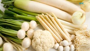 Vegetables -in White- Color