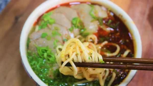 Lanzhou- beef noodle- soup -in China